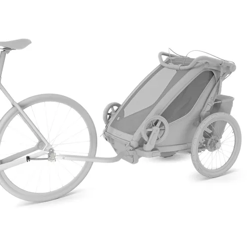 Thule axle mount ezHitchTM plate - Fahrradanhänger, ermöglicht den einfachen Wechsel des Thule Kindertransporters zwischen Fahrrädern für mehr Flexibilität und Komfort.