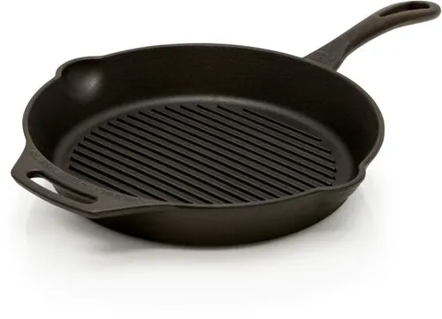 Petromax Grill-Feuerpfanne gp35-t - 35cm Gusseisen mit Stiel - Grillzubehör für Outdoor-Cooking: Hochwertige Gusseisenpfanne mit optimaler Hitzeverteilung für einzigartigen Geschmack, sofort einsatzbereit dank vorbehandelter Oberfläche.