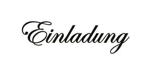 MEYCO HOBBY Holzstempel "Einladung" 13x60mm Hochzeit Geburtstag Jubiläum