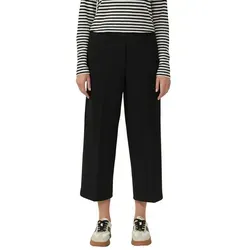S.OLIVER 7/8-Hose für Damen, Größe 38, grau - Stoffhose in 7/8-Länge mit Bundfalten und Stretch-Anteil, ideal für lässige Freizeitlooks. Pflegeleichtes Material sorgt für hohen Tragekomfort.