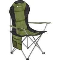 Juskys Campingstuhl Lido - Gepolsterter Klappstuhl für maximalen Komfort, inklusive Getränkehalter und praktischer Tragetasche – ideal für Camping und Outdoor-Aktivitäten.