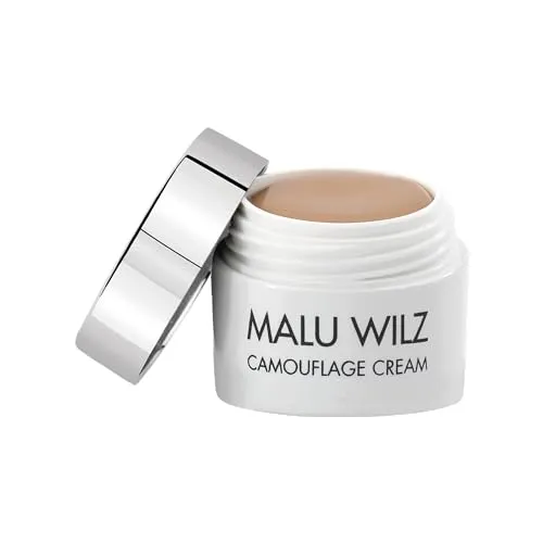 Malu Wilz Camouflage Cream Nr. 04 Dark Sand Dress - Wasserfeste Abdeckcreme - Concealer und Abdecken - Ideal für Foto- und Braut-Make-up, deckt zuverlässig Hautanomalien wie Rötungen und Pigmentflecken ab.