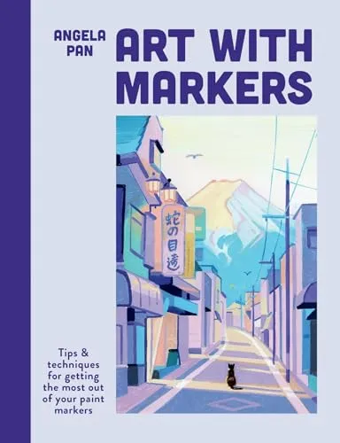 Art with Markers: Tipps & Techniken für kreative Malerei - Bücher, umfassende Anleitung mit praktischen Tipps für den optimalen Einsatz von Markern in der Kunst.