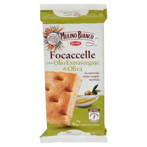 Mulino Bianco Focaccelle all'Olio Extra Vergine di Oliva 198g