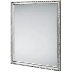Spiegel  Biacesa , silber , Glas,Aluminium,Holzwerkstoff , Maße (cm): B: 34 H: 45 T: 2.0