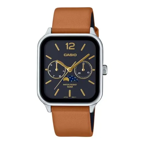 CASIO Chronograph MTP-M305L-1AVER silberfarben - Herrenuhren mit hochwertigem Edelstahl-Gehäuse und stilvollem Design für jeden Anlass.