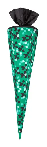McNeill Schultüte Game Zone - Schultüte mit geometrischem Muster, aus strapazierfähigem Polyester, ideal für den ersten Schultag und sorgt für strahlende Augen bei Schulkindern.