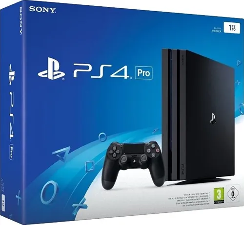 Sony PlayStation 4 Pro Konsole 1 TB - Schwarz - Konsolen Gaming der nächsten Stufe mit 4K und HDR-Unterstützung. Erlebe packende Grafiken und unglaubliche Details für ein unvergleichliches Spielerlebnis.