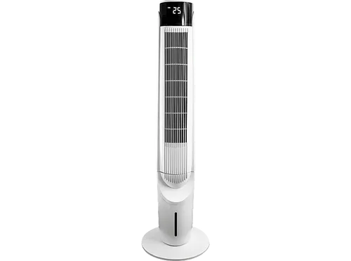 KOENIC KTFC 602722 Turmventilator und Luftkühler - Turmventilator mit 60 Watt, 3 Geschwindigkeitsstufen und schwenkbarem Design für optimale Luftzirkulation. Ideal für erfrischende Sommertage und bequem per Fernbedienung steuerbar.