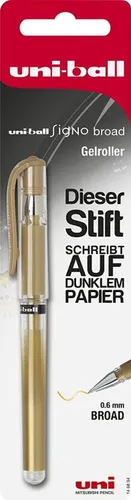 uni-ball 146810 - Gelroller Signo UM-153, 1,0 mm, gold