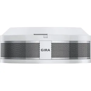 Gira Rauchmelder Dual Q Funk - vernetzbar, 10 Jahre Laufzeit, Thermosensor und Q-Label für optimale Sicherheit