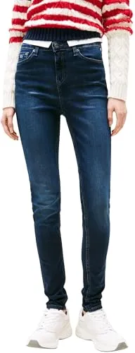 Tommy Jeans Damen Nora Md Skn Ch1269Dw0Dw21393 Skinny Jeans - Stylische Skinny Jeans in Denim Dark, ideal für trendbewusste Frauen, gefertigt aus hochwertigem Material für optimalen Tragekomfort.