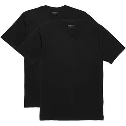 Marvelis T-Shirt Doppelpack - Body Fit - V-Ausschnitt - Schwarz, Größe: XL - Praktisches Doppelpack mit Body Fit T-Shirts in Schwarz, ideal für jeden Anlass. Die V-Ausschnitt-Form sorgt für einen modernen Look und hohen Tragekomfort.