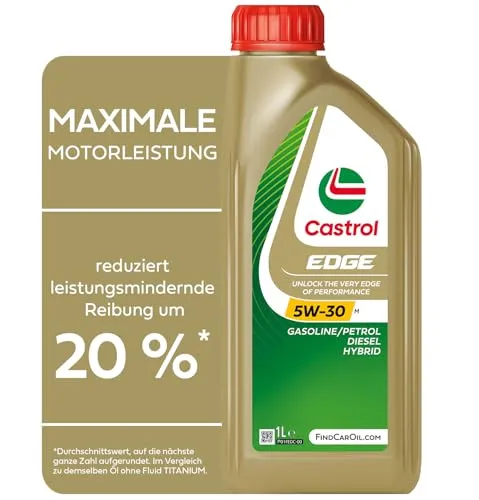 Castrol EDGE 5W-30 M Motoröl - Hochleistungs-Motoröl für optimale Motorleistung, schützt zuverlässig und sorgt für reibungslosen Betrieb. Ideal für den Einsatz in modernen Fahrzeugen.