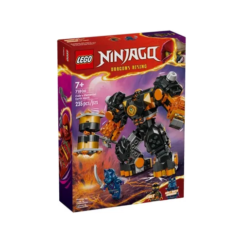 LEGO 71806 Coles Erdmech – Ninjago Action - Bau dir mit 235 Teilen Coles Erdmech aus der LEGO Ninjago Serie! Inklusive 2 Minifiguren und spannenden Spielmöglichkeiten, ideal für kreative Abenteuer.