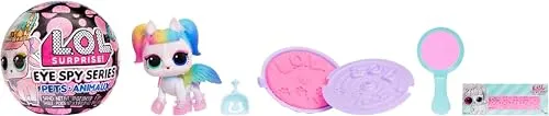 L.O.L. Surprise! Eye Spy Serie Pets - Enthält 1 Puppe mit Farbwechsel-Funktionen, Blindverpackung, 8 Puppen zum Sammeln