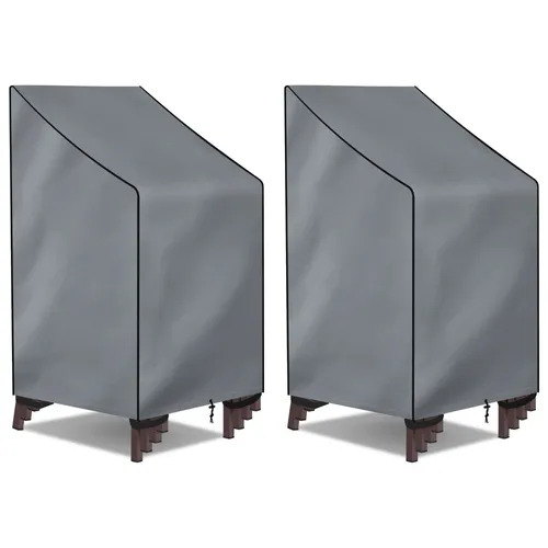 bonsport Abdeckhaube Schutzhülle für Stapelstühle, 65 x 65 x 80/120 cm