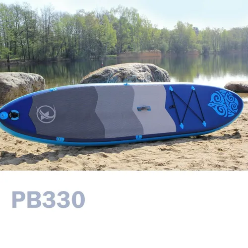 Stand up Paddle Board PB330 - Aufblasbares Surfbrett in Blau - Boards Kategorie: Aufblasbares Paddelboard, Maße: 330x76x15 cm, Tragkraft bis 145 kg - ideal für Spaß auf dem Wasser!