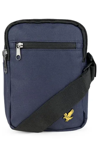 Lyle & Scott Umhängetasche - Blau mit 3 Taschen - Umhängetasche aus 100% Polyester, ideal für Erwachsene. Praktische 3 Taschen bieten viel Stauraum und sind perfekt für den Alltag.
