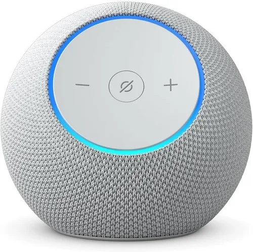 Amazon Echo Dot Max (2025 Release) - Weiß - Tragbare Lautsprecher mit raumfüllendem Klang und tiefem Bass. Das leistungsstärkste Echo Dot Modell bietet vielseitige Konnektivität und hohe Performance durch den AZ3 Pro Chip.