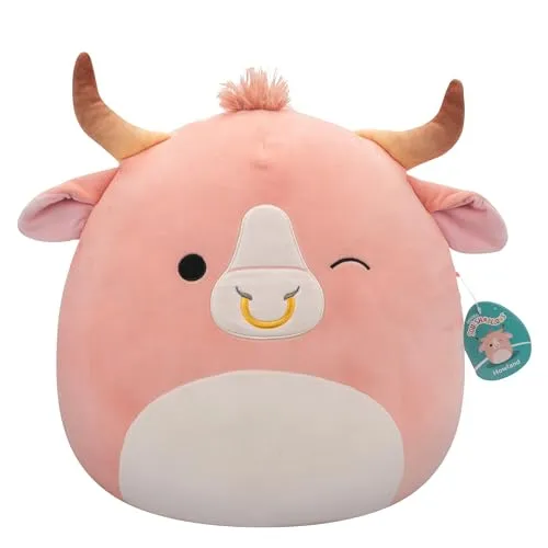 Squishmallows Howland Bull - Plüschfigur, 40 cm groß, super weich und perfekt zum Kuscheln für Kinder und Sammler