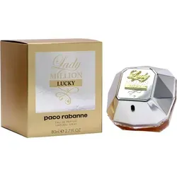 Paco Rabanne Lady Million Lucky Eau de Parfum 80 ml - Eau de Parfum für Damen, blumig-fruchtiger Duft mit Himbeere und Rose, ideal für selbstbewusste Frauen, die einen langanhaltenden, glamourösen Duft suchen.