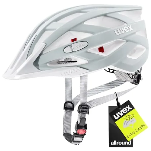 uvex i-vo cc - Leichter Allround-Helm für Damen und Herren mit LED-Erweiterung - Fahrradhelm mit individueller Größenanpassung und optimaler Belüftung, ideal für Sicherheit und Komfort beim Radfahren.
