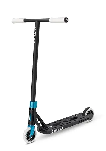 Chilli Pro Scooter Ventus M - Leichter High-End Stunt Scooter für Tricks - Stuntscooter: Der Ventus M ist der leichteste Park Scooter, ideal für Bestleistungen in der Luft und geeignet für alle Könnerlevel. Robuste Materialien und 110 mm Räder mit ABEC 9 Kugellagern sorgen für höchste Performance.