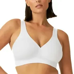NATURANA BH Athleisure Soft Bra Weiß Baumwolle C 105 Damen - Funktionsunterwäsche mit bügellosem Design für maximalen Komfort - ideal für Sport und Alltag. Hergestellt aus 95% Baumwolle, bietet dieser BH optimale Bewegungsfreiheit.