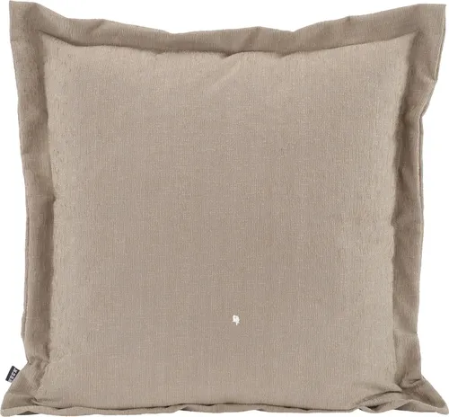 Dekokissen H.O.C.K. "Addicted", beige (beige, unifarben), B:60cm H:10cm L:60cm