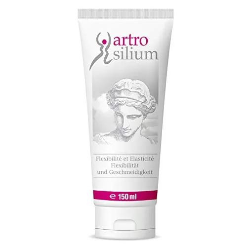Artrosilium Organisches Silizium Gel 150ml - Silicium Gelenk Gel zum Einmassieren - Massage Gel zur täglichen Anwendung- 4 Wochen Kur - 150ml Tube