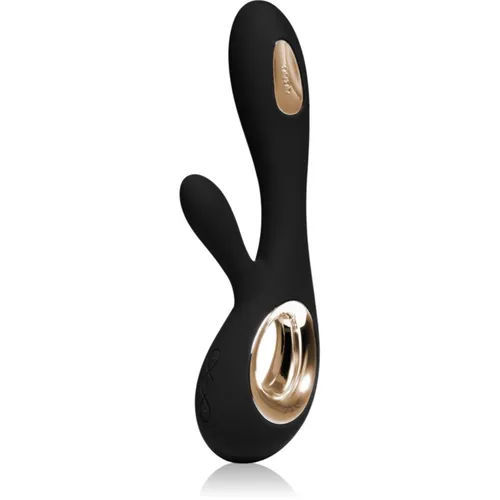 Lelo Soraya Wave Vibrator mit Klitoris-Stimulator Black 21,5 cm