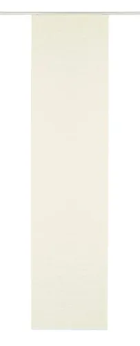 GARDINIA Flächenvorhang Sand, 60 x 245 cm - Schiebevorhang in Natur-Optik, blickdicht und ideal als dekorativer Sichtschutz. Einfach kürzbar und leicht zu reinigen.