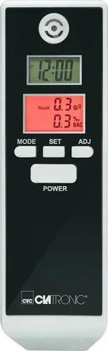 CLATRONIC AT 3605 Alkoholtester 271704 - Sonstige Erste Hilfe, präziser und kompakter Alkoholtester für schnelle und zuverlässige Atemalkoholmessungen.