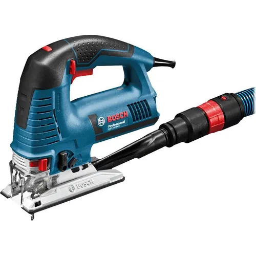 Bosch Stichsäge GST 160 BCE - Pendelhubstichsäge, 800 W, schnittgenau mit werkzeuglosem Sägeblattwechsel und LED-Beleuchtung