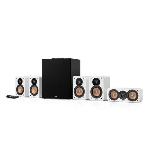 Teufel Ultima 20 Concept Power Edition - 5.1 Surround Soundsystem mit AV-Receiver und Bluetooth - Komplettsystem für beeindruckenden Surround-Sound in Ihrem Zuhause. Inklusive innovativem Subwoofer für tiefen Bass und Regallautsprechern für klare Klänge. Perfekt für Filmabende und Musikgenuss.