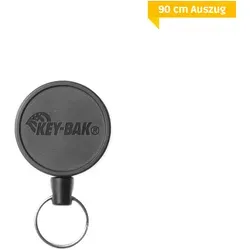 KEY-BAK Schlüsselrolle Schlüssel-Jojo Schlüsselanhänger MID6 mit Gürtelclip, 360° drehbar, 170g/90cm