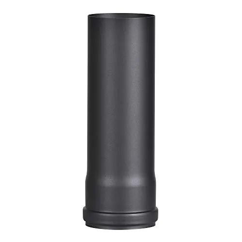 FIREFIX R80/2 Pelletofenrohr - Abgasrohr aus 1,2 mm starkem Stahl, 250 mm lang und hitzebeständig bis 200°C, ideal für Pelletöfen und Pelletfeuerstellen.