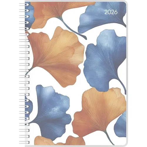 Alpha Edition - Ladytimer Ringbuch Watercolor 2026 – Taschenkalender A5 (15×21 cm) mit 128 Seiten, Weekly-Planer für Schüler & Studenten, Ringbindung, Monatsübersichten & Notizseiten