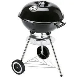LANDMANN Holzkohlegrill Kugelgrill - Ideal für BBQ-Fans - Grills, robuster Holzkohle-Kugelgrill mit Deckel für perfektes Grillvergnügen im Freien, leicht zu transportieren und ideal für gesellige Abende.