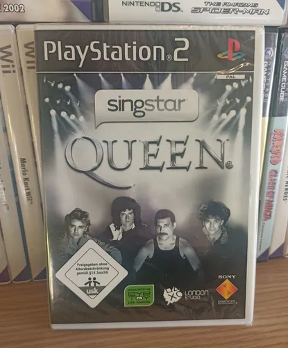 SingStar: Queen für PS2 - Original Neu & Verschweißt - Musikspiel für die Sony PlayStation 2, perfekt für Karaoke-Fans und Queen-Liebhaber. Erlebe die Hits der legendären Band!