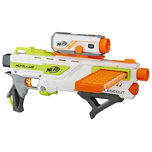 Hasbro B1756EU40 - Nerf N-Strike Modulus Battlescout ICS-10 - Outdoor-Spielzeug mit 720HD Kamera für brillante Filme und Fotos, ideal für Abenteurer und actionreiche Spielmomente.