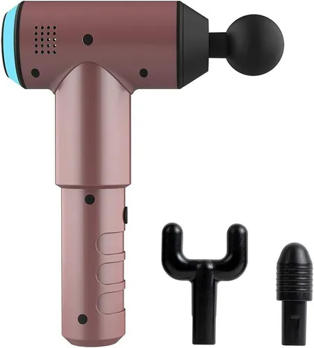 HOMEDICS Massagepistole PGM-200 - Massagegeräte für professionelle Tiefenmassage, 3 Massageköpfe, kabellos und wiederaufladbar – ideal für Muskelentspannung und Regeneration.