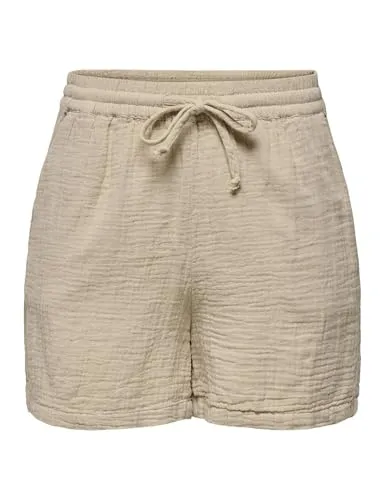 ONLTHYRA Shorts NOOS WVN - Bequeme Shorts für optimale Bewegungsfreiheit, ideal für sportliche Aktivitäten und warme Tage.
