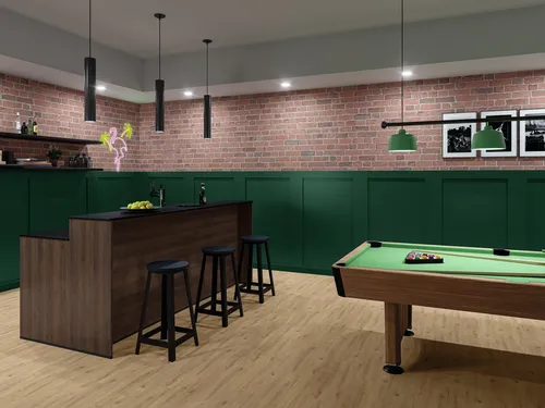 EGGER DecoWall Wismar Backstein - 3D-Wandpaneele - Umweltschonende Wandverkleidung mit authentischer Optik, einfache Installation dank Nut- und Federprofil und stabiler Halt für TV oder Regale.