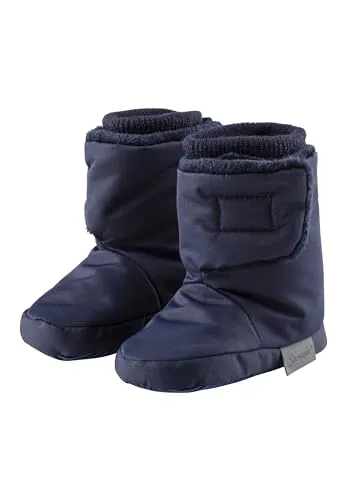 Sterntaler Babyschuh wasserabweisend - Unisex, rutschfeste Sohle und Klettverschluss - Hausschuhe für Jungen - Wärmen die Füße mit wasserabweisendem Material und bieten dank Teddyflausch-Fütterung hohen Tragekomfort.