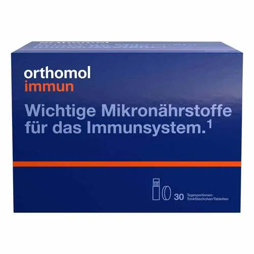 Orthomol Immun Trinkfläschchen 30 St - Multivitaminpräparate für das Immunsystem, rezeptfrei und ideal zur Stärkung der Abwehrkräfte