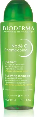 Nodé G mildes Shampoo für fettiges Haar 400 ml - Shampoo zur sanften Reinigung von fettigem Haar, fördert ein frisches Haargefühl und ist ideal für die tägliche Pflege.