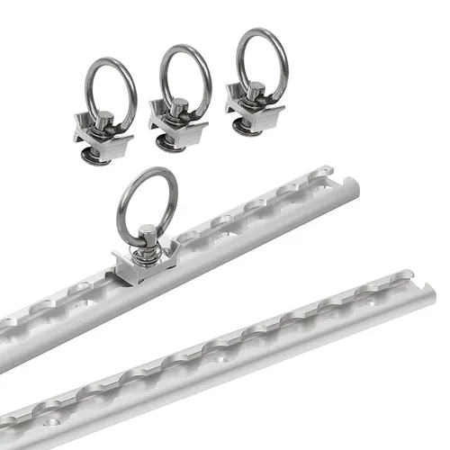 ProPlus Airlineschiene 342178, Set aus 2x 60cm Zurrschienen - Spanngurte & Zurrösen - Hochwertige Aluminium-Schienen mit vorgebohrten Löchern für einfache Montage, ideal für PKWs und Transporter. Bietet sicheren Halt und erhöhten Korrosionsschutz.