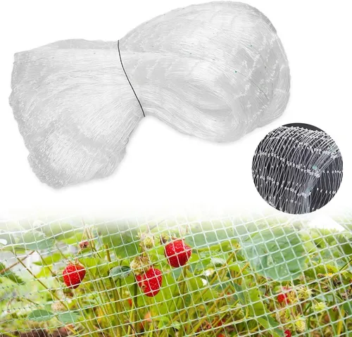 Vogelschutznetz Pflanzenschutz Teich Abdeckung engmaschiges Laubschutznetz 3x10m